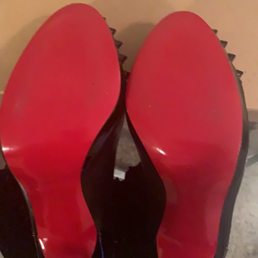 100% Authentic Black Studded Louboutin Ankle Boots - Picture 7 of 7